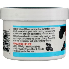 Udderly Smooth Shea Butter Foot Cream 8 oz (Pack of 8)