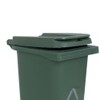 Enshey 2 pcs Mini Wheelie Bin TRASH & RECYCLE Can