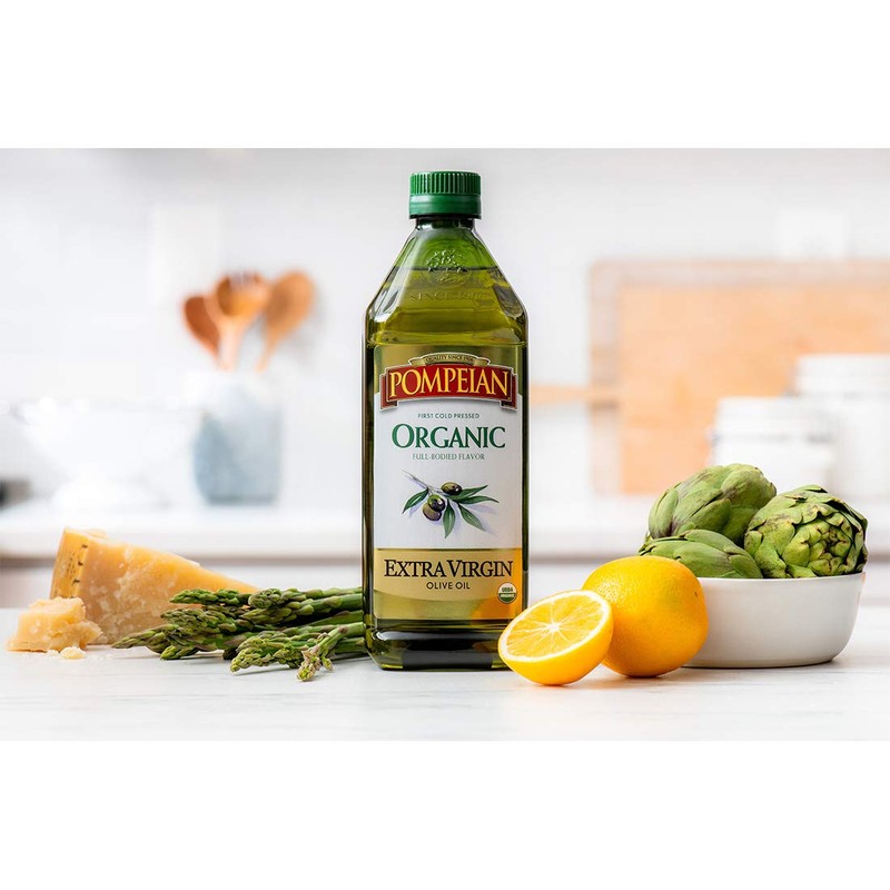 Pompeian Organic Extra Virgin Olive Oil - 32 Ounce