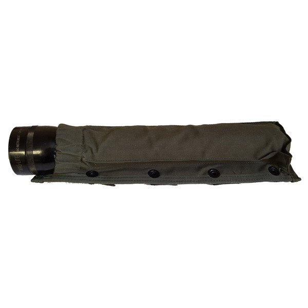 Military Outdoor Clothing Never Issued U.S. G.I. Olive Drab Heed Pouch (Flashlight Pouch)