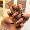 Starry Night Nail Tips - Lipstick / 별이빛나는밤 네일팁 -