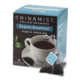 China Mist Leaves Pure Teas Organic Classic Breakfast Sachets 15-ct
