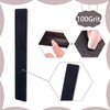 LNAUJS 10 Pack 100/180 Grit Nail Files, Black Professional Reusable