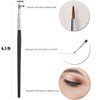 Fine Angled Eyeliner Brush, JASSINS Ultra thin Precision EyeLiner Makeup