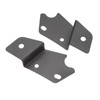 1 Pair A Pillar LED Light Brackets Black Powder Coating