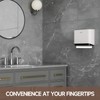 anydry 200-Sheet Wall-Mounted Paper Towel Dispenser, Fits Multi-Fold Towels up