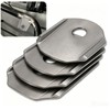 4PCS Weld on Tabs Kit,3/8" Hole Metal Weld Tabs