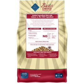 Blue Buffalo Basics Limited Ingredient Diet, Grain Free Natural Adult Dry Dog Food, Salmon & Potato 4-lb