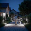 CREATESTAR Solar Flood Lights Outdoor with Remote Control Dimmable, Waterproof