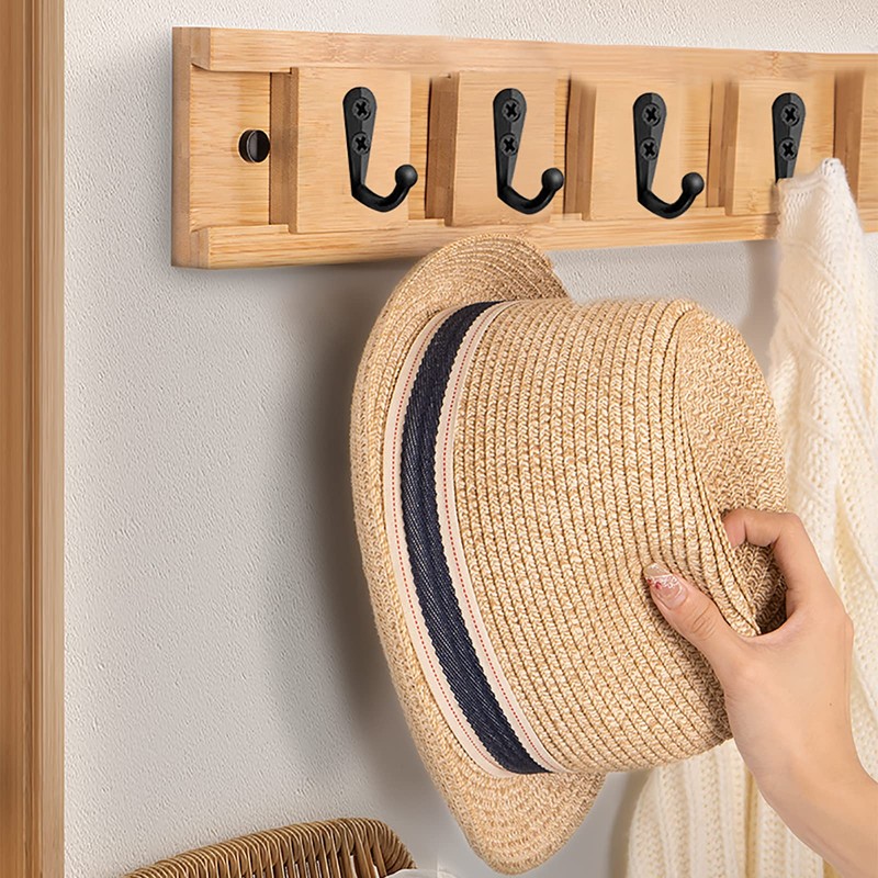 QINGHEC 30 Pcs Small Wall Mounted Coat Hook Key Hooks