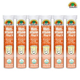 썬라이프(백) (썬라이프) 멀티비타민+미네랄 오렌지/자몽맛 (4400mg x 20정) Sunlife (White) (Sunlife) Multivitamin + Mineral Orange / Grapefruit Flavor (4400mg x 20 Tablets)
