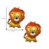 CHIL 4PCS 33 Inch Loin Foil Balloons Helium Lion Shaped