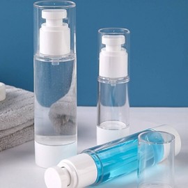 30ml Portable Vacuum Pump Bottle for Cosmetic Dispensing 30ml 4ea