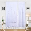 DOKOT Linen Cotton Embroidery Kitchen Curtain Cafe Curtain Dining Room