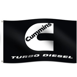 Barbados Flag For Cummins Flag 3x5Ft Large Banner - 4 rows of lock stitching- HD Printing 100D Polyster for Patio Garden Man Cave Room Decor Outdoor/Indoor