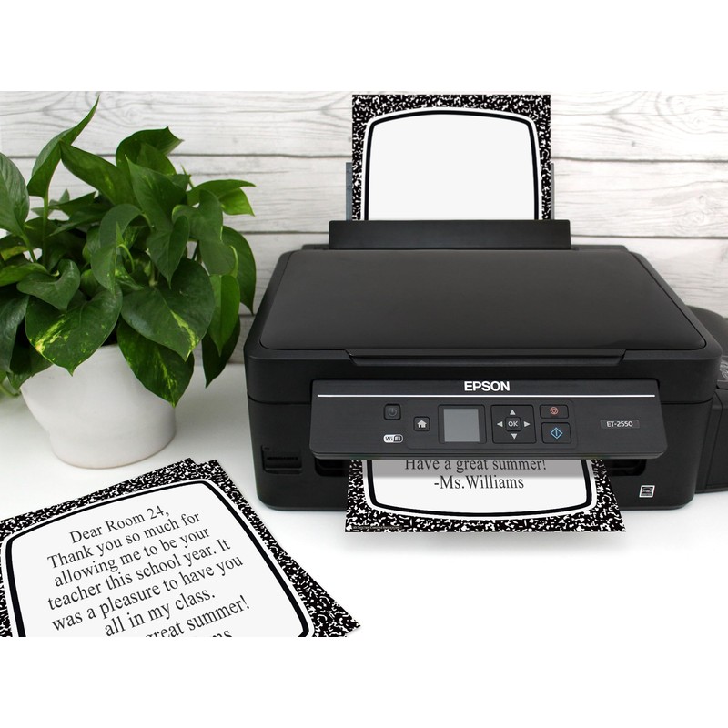 Teacher Created Resources Cool for School Composition Computer Paper (TCR9309)