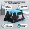 GLOGLOW Perforadora de 2 Orificios, Capacidad de 70 Hojas, para