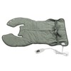 Back Heating Pad Dark Grey Soft Plush Hands Free Design