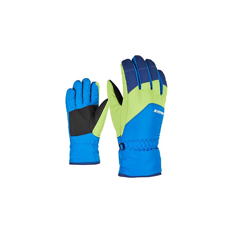 Ziener Children's LANDO Junior Ski Gloves, Winter Sports Gloves, blue,