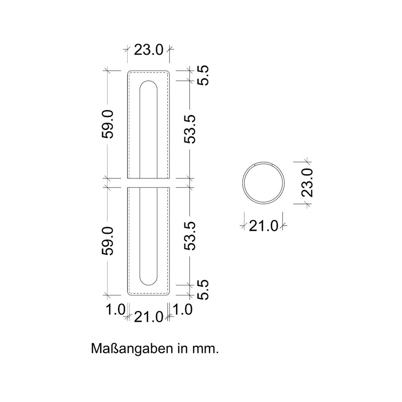 JUVA Anuba Hinge Sleeves Round Cover Caps for 3 DIM