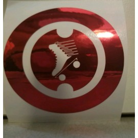 ROLLERGAMES CHROME PINBALL POP BUMPER DECALS METAL-MODS