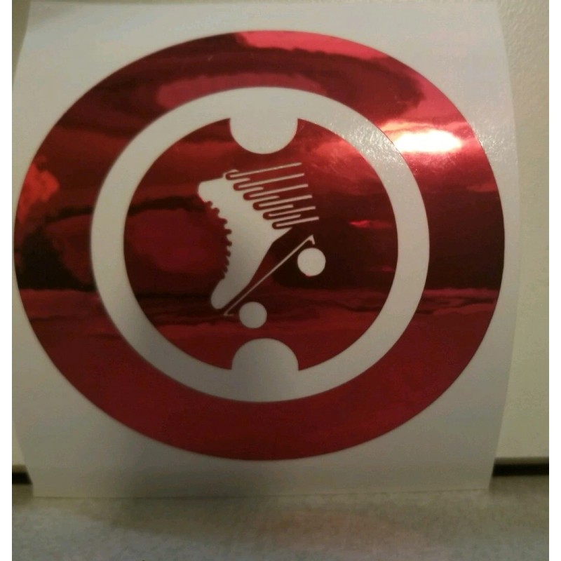 ROLLERGAMES CHROME PINBALL POP BUMPER DECALS METAL-MODS