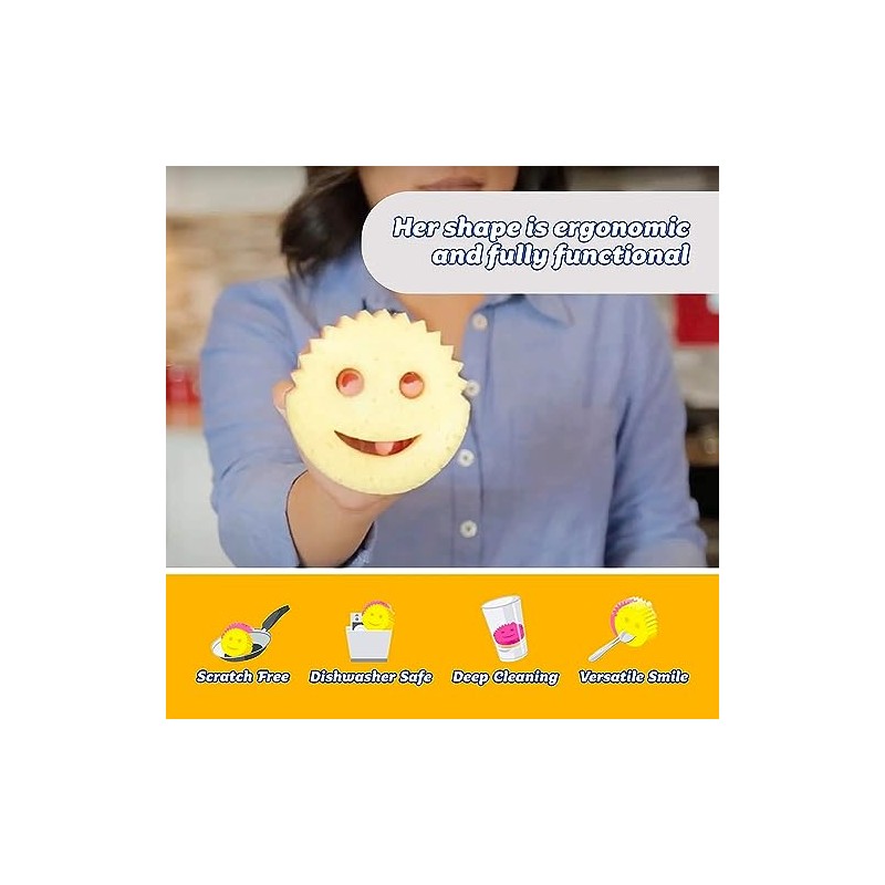Scrub Daddy Mommy Limpiador Esponja Doble Cara Paquete Variado Unidades