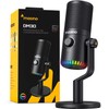 MAONO Micrófono USB para juegos para PC, micrófono condensador programable