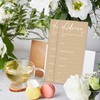 MXLINSW Minimalist Brown Wedding Shower Games Cards, Advice for The