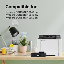 Economink TK-1160 Toner Black Compatible with Kyocera TK-1160 for Kyocera Ecosys P2040dn, for P2040dw P2050dn P2040dn P2040dw Printer Toner (Pack of 1)