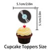 W-Cp-0068 Wrestler Cupcake Topper for Wrestling Theme Party Favors Decorations