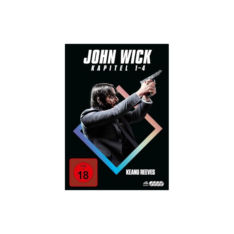 John Wick - Kapitel 1-4 [4 DVDs]