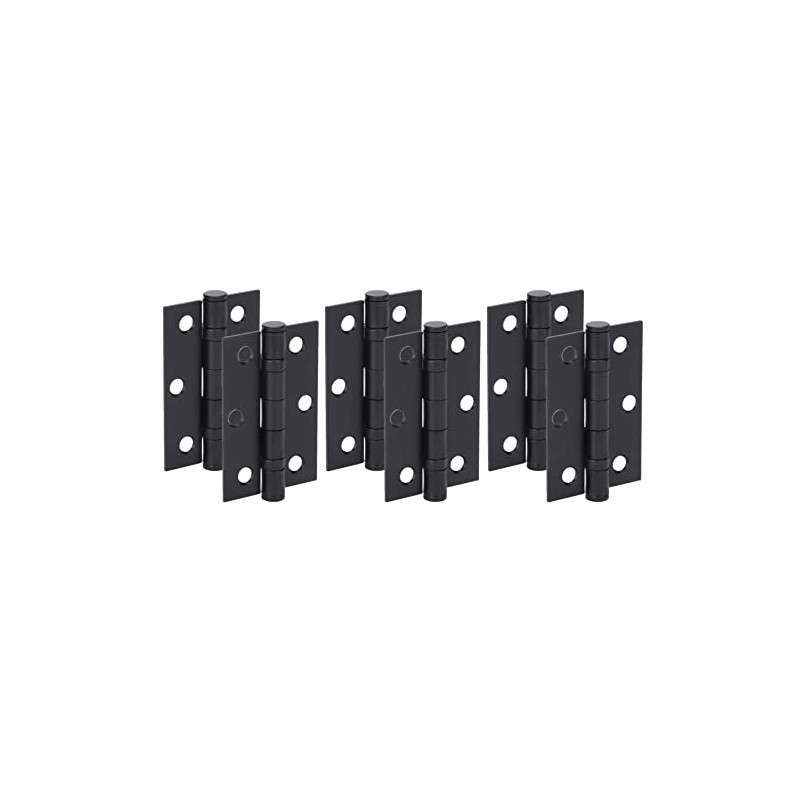 HANDLEZONE® Door Hinges 3 Pairs 76mm / 3 inch Ball
