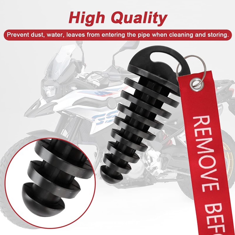 Muffler Exhaust Wash Plug, Hoedia 2 Pack Wash Plugs with