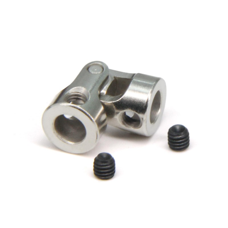 Yeebyee 6mm to 6mm Rotatable Universal Steering Joint Shaft Coupling