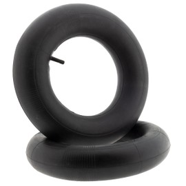 der kleine Handwerker 2 x Inner Tube for Wheelbarrow Wheel 4.80/4.00-8 Replacement Hose for Pneumatic Wheel with Schrader Valve Straight Sliding Barrow Inner Tube Wheelbarrow Economy Set