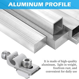 Pack of 20 Solar Panel Grounding Clamp, Mounting Solar Module Bracket, PV Module Ground Clips, Aluminium Solar Module Bracket Accessories, Ground Clamp PV System, Grounding Eyelets PV Support