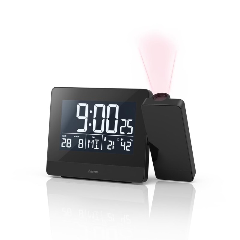 Hama Projection alarm clock with USB connection (digital radio alarm