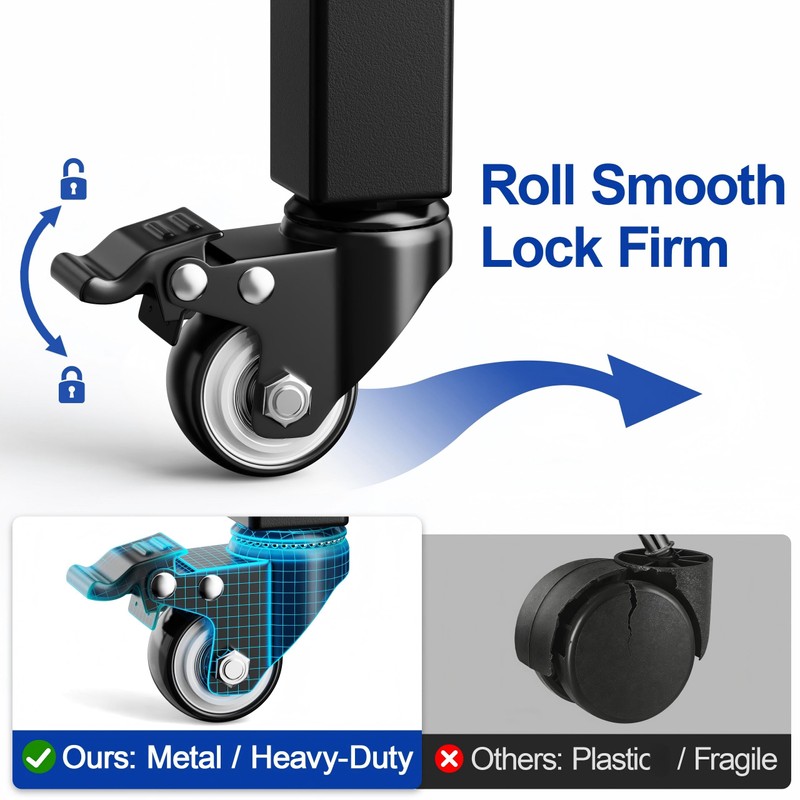Dumbbell Stand Fits For Adjustable Weights Dumbbell Rack With Wheels