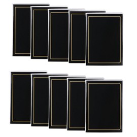 Tradition Slip-in Album for 36 Photos in 10 x 15 cm Softcover Photo Album Black Set of 10