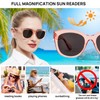 AEZUNI Reading Sunglasses for Women Oversized Designer Readers 3.0 with