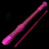 keepdrum RC002PK Soprano Recorder Transparent Neon Pink