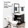 Industrial Pipe Bathroom Hardware Fixture Set by Pipe Decor 3