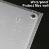 Plastic Wallets A4 Clear Folders Document Files Popper Wallets with