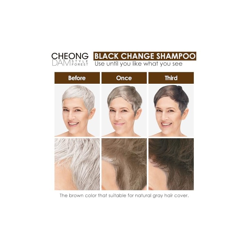 CHEONG DAM STYLE- CHAMPÚ ULTRA MARRÓN PARA CAMBIO DE COLOR