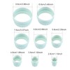 ANCLLO 8 Pieces Cookie Mold Set, Double Sided Pastry and