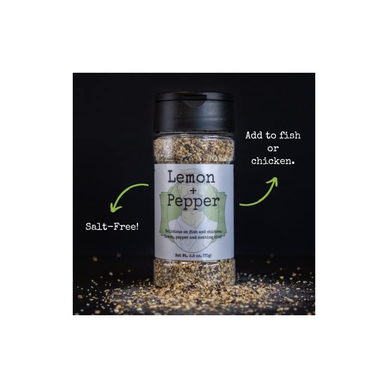 Lemon + Pepper| Colonel De Spices | Small Batch Blended