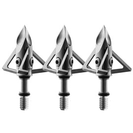 Ramcat Fixed Broadheads (Diamondback - 100 Grain, 3 Pack),Silver