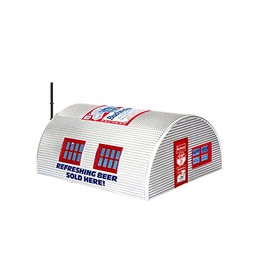 Lionel Anheuser-Busch Budweiser Brew Hut O Gauge Model Train Accessory