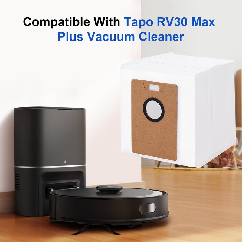 Dust Bags Replacement Compatible with Tapo RV30 Max Plus /RV20